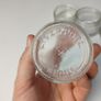 214 - Set of 5 Vintage Clear Glass Decorative Collectible Jars Ramekins Image 3