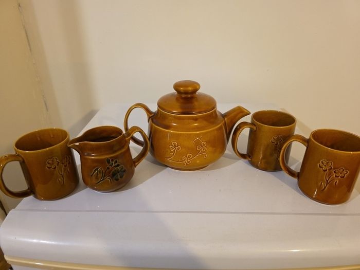 Vintage ceramic tea set