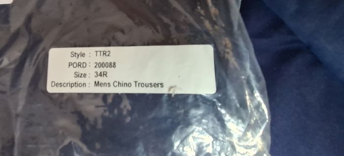 Chino trousers man 4 pairs