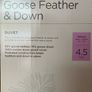 2X single sized goose feather/down 4.5 tog duvets Image 4