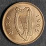 Ireland 1965 1/2 d Half Penny UNC Image 4