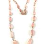 Vintage Pink Quartz Nugget Necklace Image 4