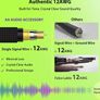 12 AWG Speaker Cable 3m 1/4 Inch [Noise-Free Design - Dual OFC Copper Shielding] Kevlar-Reinforced Nylon Braided Bass/Guitar Speaker Cable for Marshall, Boss, Fender Guitar Amps Image 3