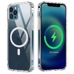 For Apple iPhone 15 Magsafe Magnetic Case Transparent
