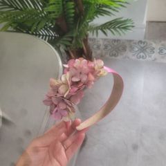 Brand new pink floral crown headpiece headband fascinator