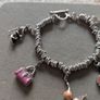 Thomas Sabo Sterling Silver Charm Bracelet (Vintage, 925) with 6 Charms Image 3