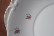 ENGLISH Bone China - Rose Design Plate