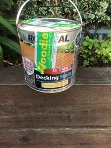 Decking stain pine unopened