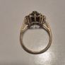Vintage 9ct Gold starburst cluster ring Image 6
