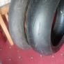 2 Dunlop sport max bike tyres Image 2