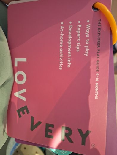 Lovevery The Explorer Play Guide 9-10 months