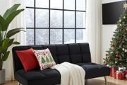 Modern Black 3Seater Sofa Bed, Festive Offer