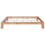 Bed Frame Solid Oak Wood 140X200 cm Image 4