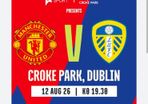 Man united vs Leeds tickets x2