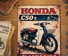 Metal sign