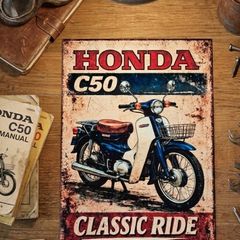 Metal sign