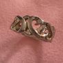 Vintage Tiffany and Co Silver Ring designed by Paloma Picasso- Triple Loving Heart Image 3