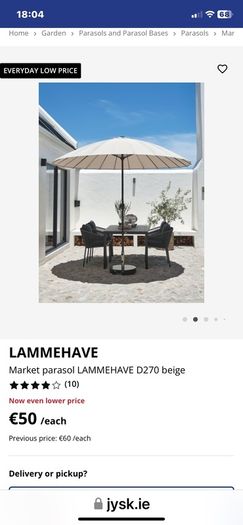 Parasol and Base