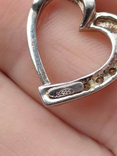 Sterling Silver Love Heart Pendant Set