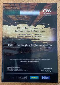 2016 Kilkenny v Tipperary - GAA Hurling All-Ireland Senior Championship Final Programme