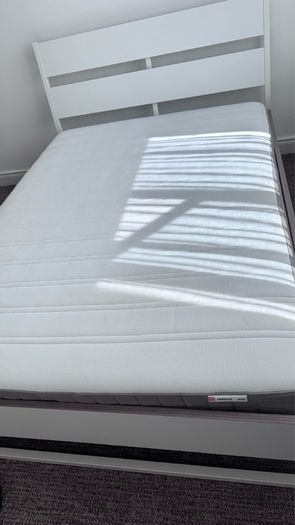 IKEA Double Bed Frame and Mattress