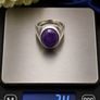 Vintage 925 Sterling Silver Ring & Amethyst Ring, Birmingham 1973 Image 10