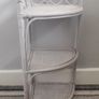 CORNER UNIT - Vintage Bamboo - Rattan - Three Shelf Image 2