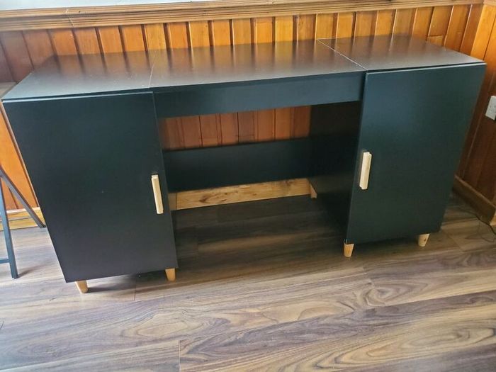 Black Office Desk