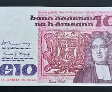 Ireland | 1978 | 10 Pounds | P.72a | BJC 374844 | EF/aUNC