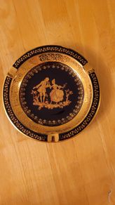 Vintage Limoges France porcelain ashtray