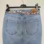 BNWT Superdry Denim Mini Skirt with Patterned Scarf Belt Image 2