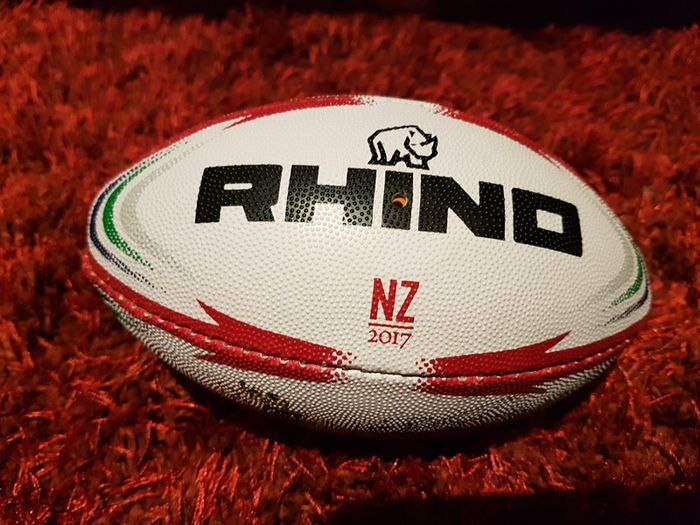 Original rare Brian O driscoll small palmsize collectable rugby ball