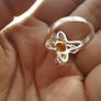 Silver 925 ring with citrines. Image 5