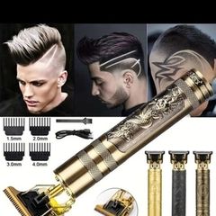 Professional Beard Trimmer Men Cordless, Electric Hair Clippers for Men, Precision T-Bladed, with4 Limit Combs, Beard Grooming Kit for Men, USB Type-C Charging 1200mah, Hair Trimmer Gifts for Men