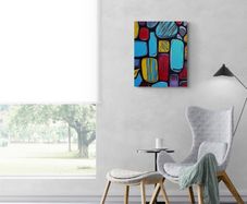 Original hand paint picture, painting by Strzala