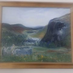 Terry De Valera oil on canvas painting