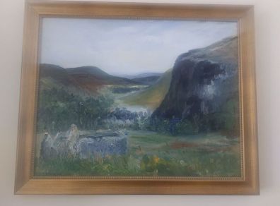 Terry De Valera oil on canvas painting