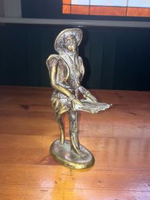 Brass statue