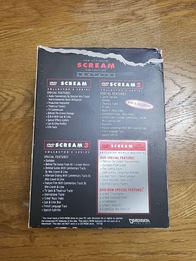 The Ultimate Scream Collection Region 1 DVD