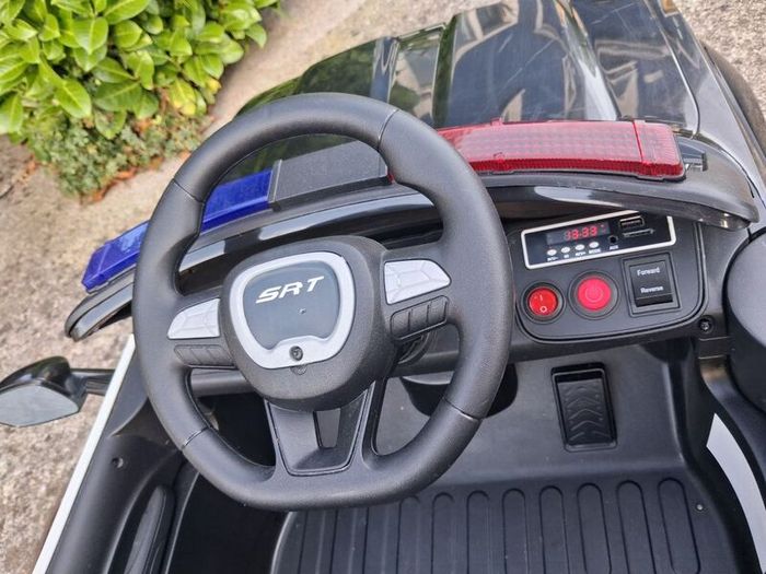12v Official Dodge Challenger Ride On Police Car Excellent Condition