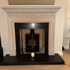 Stone Fireplace, Hearth & Stove