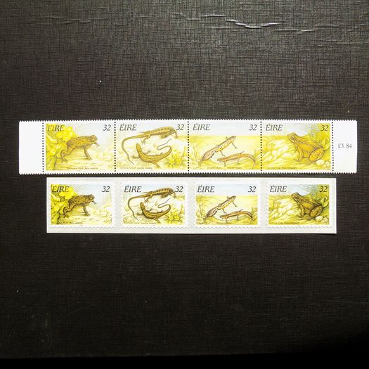 Ireland 1995.Reptiles/Amphibians.Fauna and Flora.Self-adhesives and Gummed.MNH.