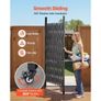 Single Folding Security Gate, 198 cm H x 229 cm W Folding Door Gate, Steel Accordion Security Gate, Flexible Expanding Security Gate Image 4