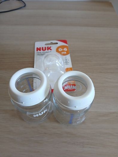 NUK Bottles Small x 4 + Teats 2 pack