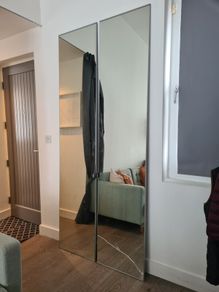 Ikea wardrobe mirrored doors