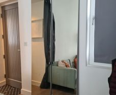 Ikea wardrobe mirrored doors