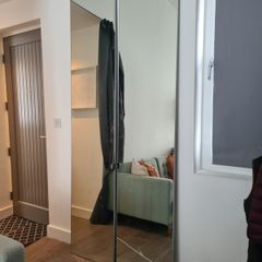 Ikea wardrobe mirrored doors