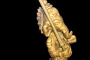 Heavy brass Ganesha statue