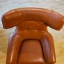 Flavio Swivel Leather Chair Image 4
