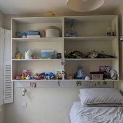 shelves kids bedroom built in
